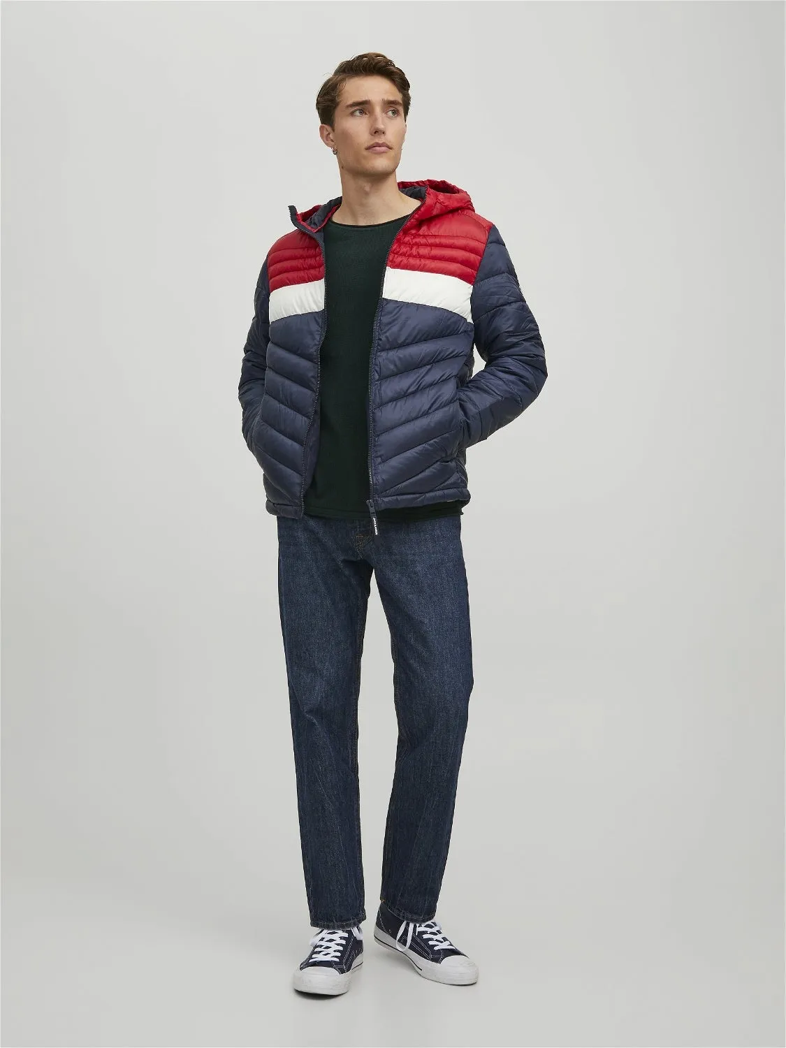 Chaqueta corta acolchada | Azul oscuro | Jack & Jones®