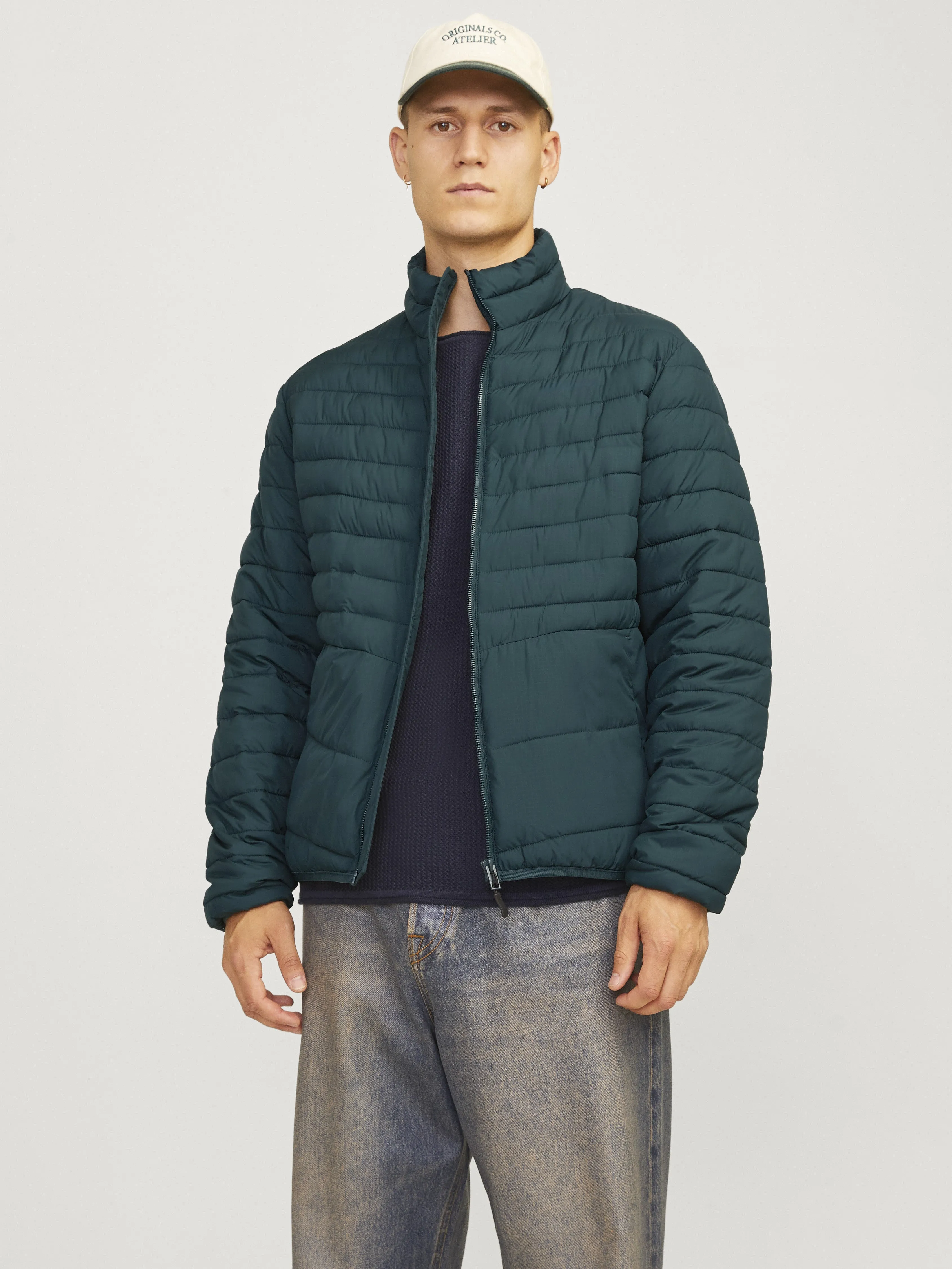 Chaqueta corta acolchada | Verde intermedio | Jack & Jones®