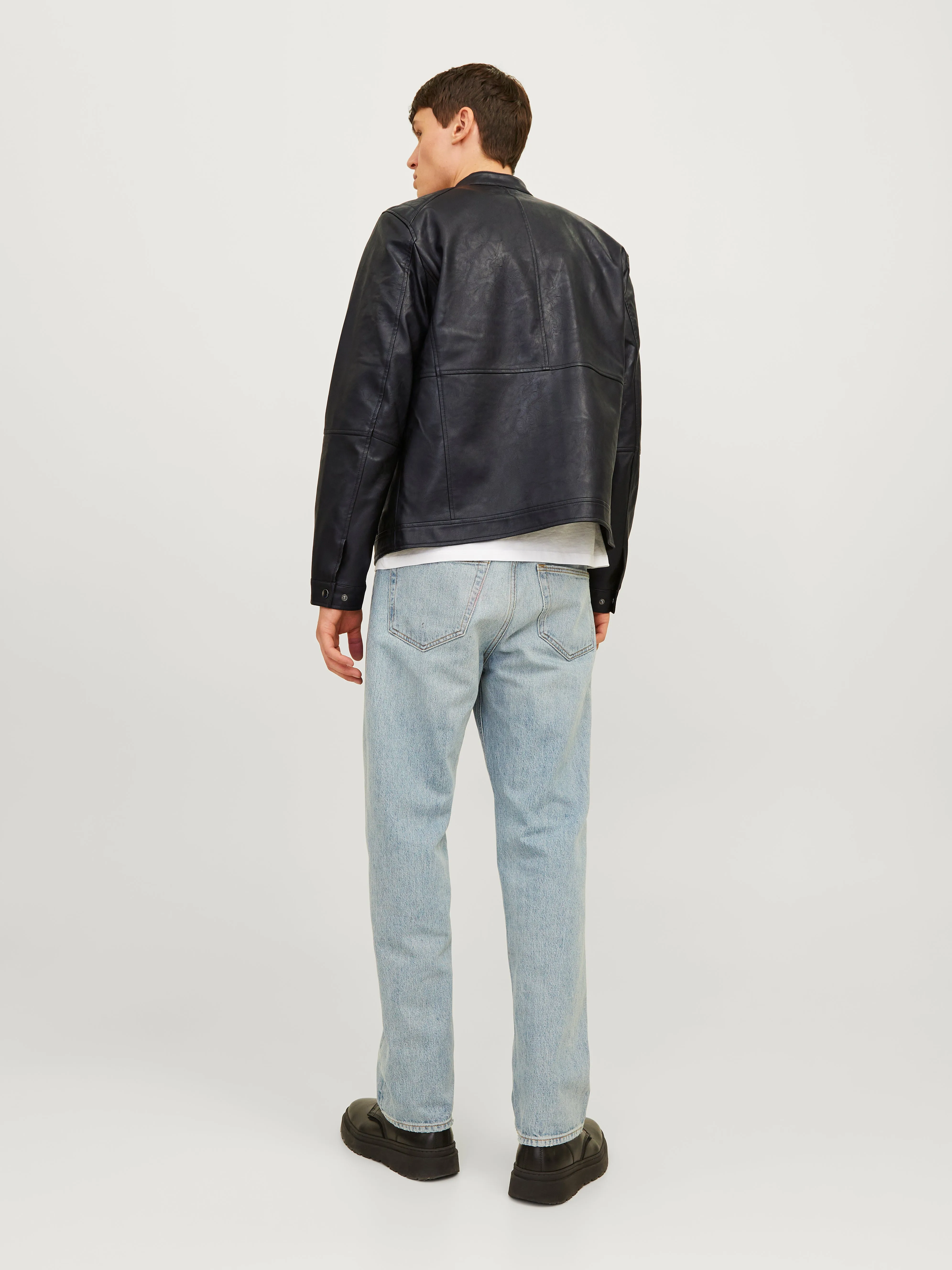 Chaqueta de cuero sintético | Negro | Jack & Jones®