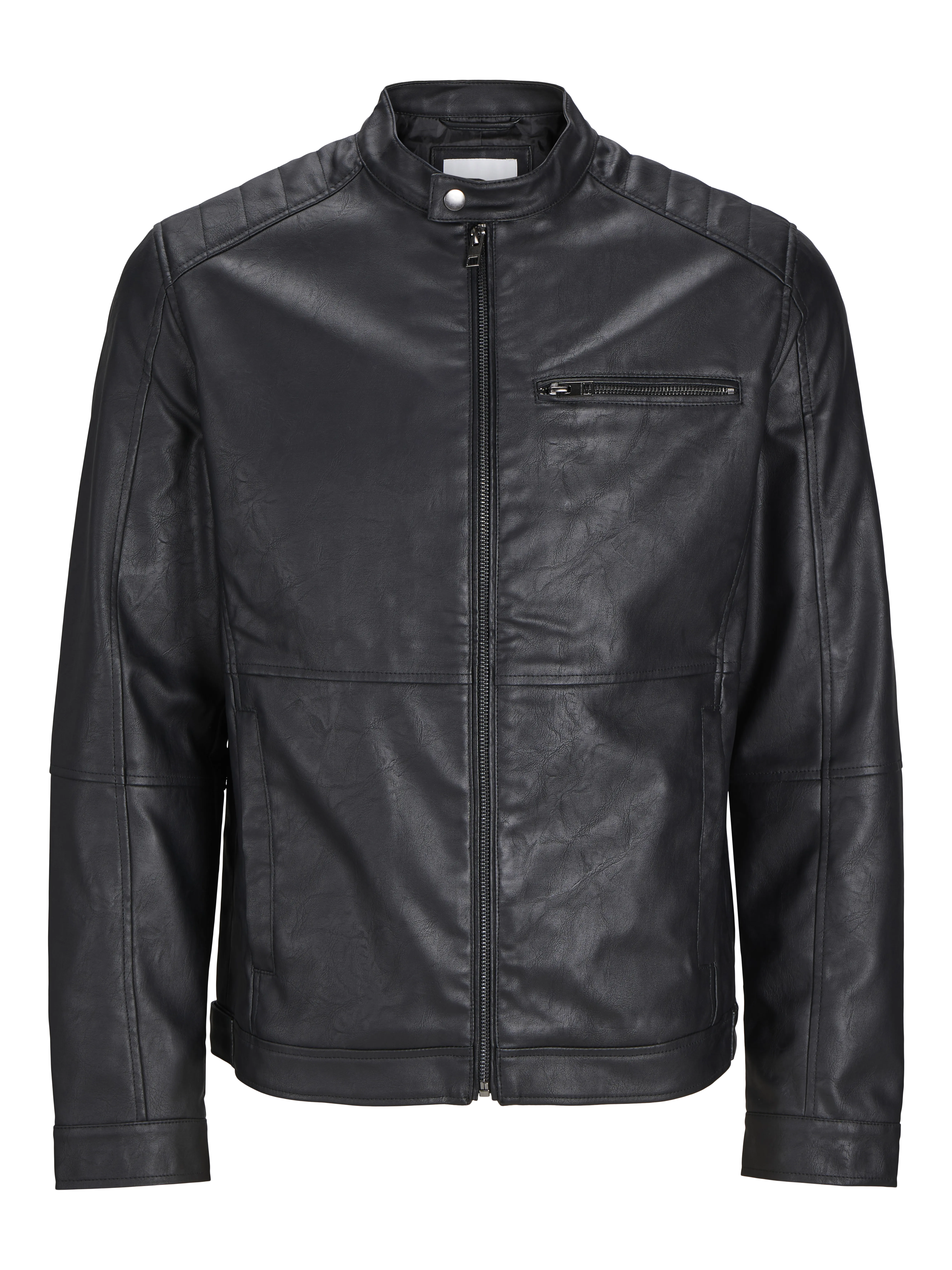 Chaqueta de cuero sintético | Negro | Jack & Jones®