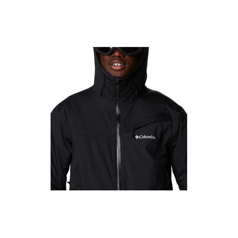 Chaqueta de esquí impermeable para hombre Columbia Iceberg Point (Negro)