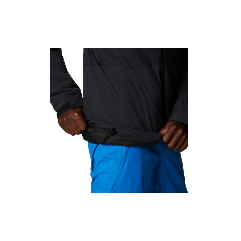 Chaqueta de esquí impermeable para hombre Columbia Iceberg Point (Negro)