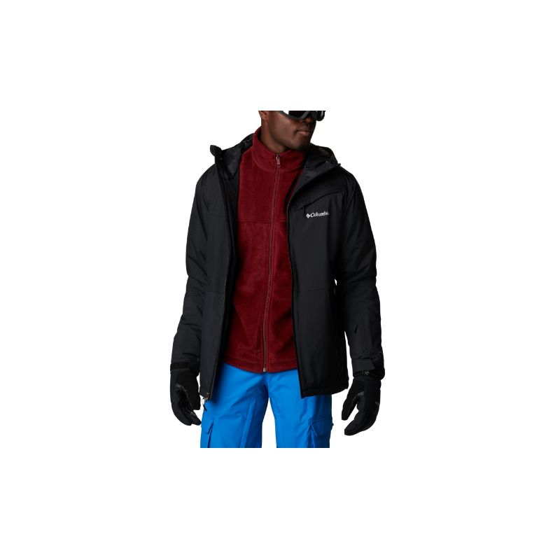 Chaqueta de esquí impermeable para hombre Columbia Iceberg Point (Negro)