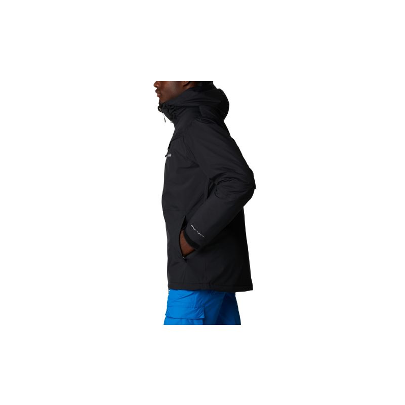 Chaqueta de esquí impermeable para hombre Columbia Iceberg Point (Negro)