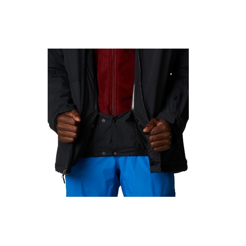 Chaqueta de esquí impermeable para hombre Columbia Iceberg Point (Negro)