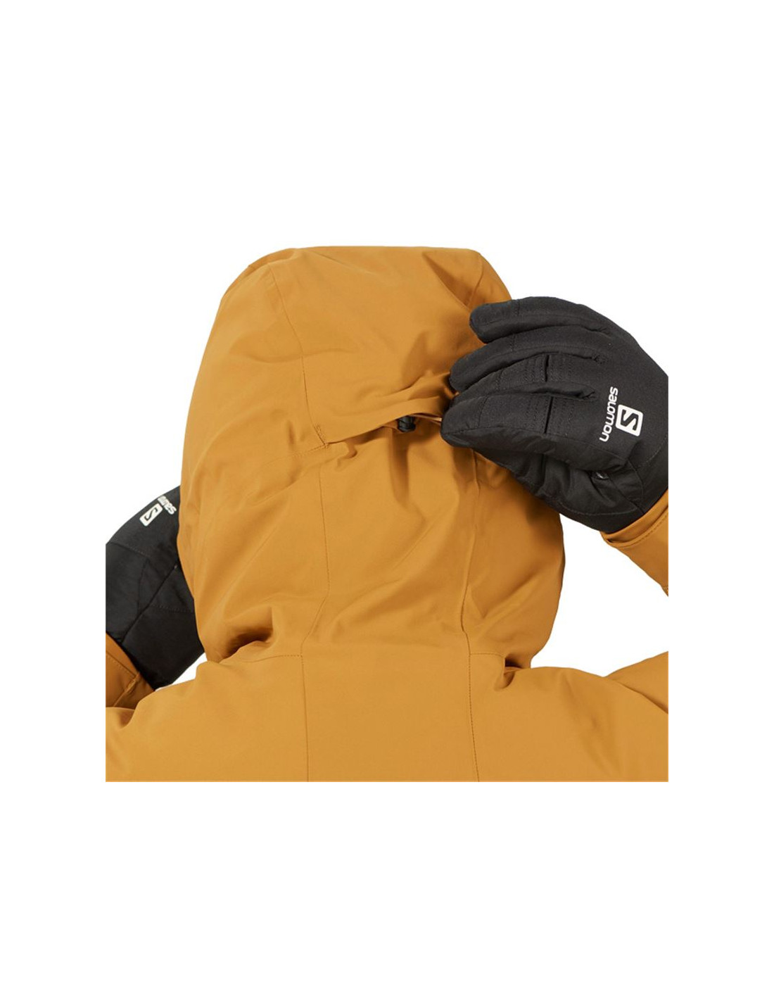 Chaqueta de esquí Salomon Highland M Brown