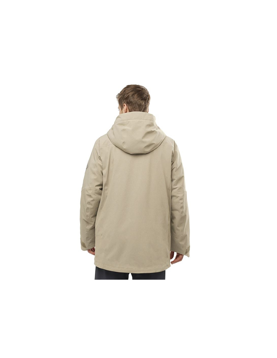Chaqueta de esquí Salomon Stance Cargo M Beige