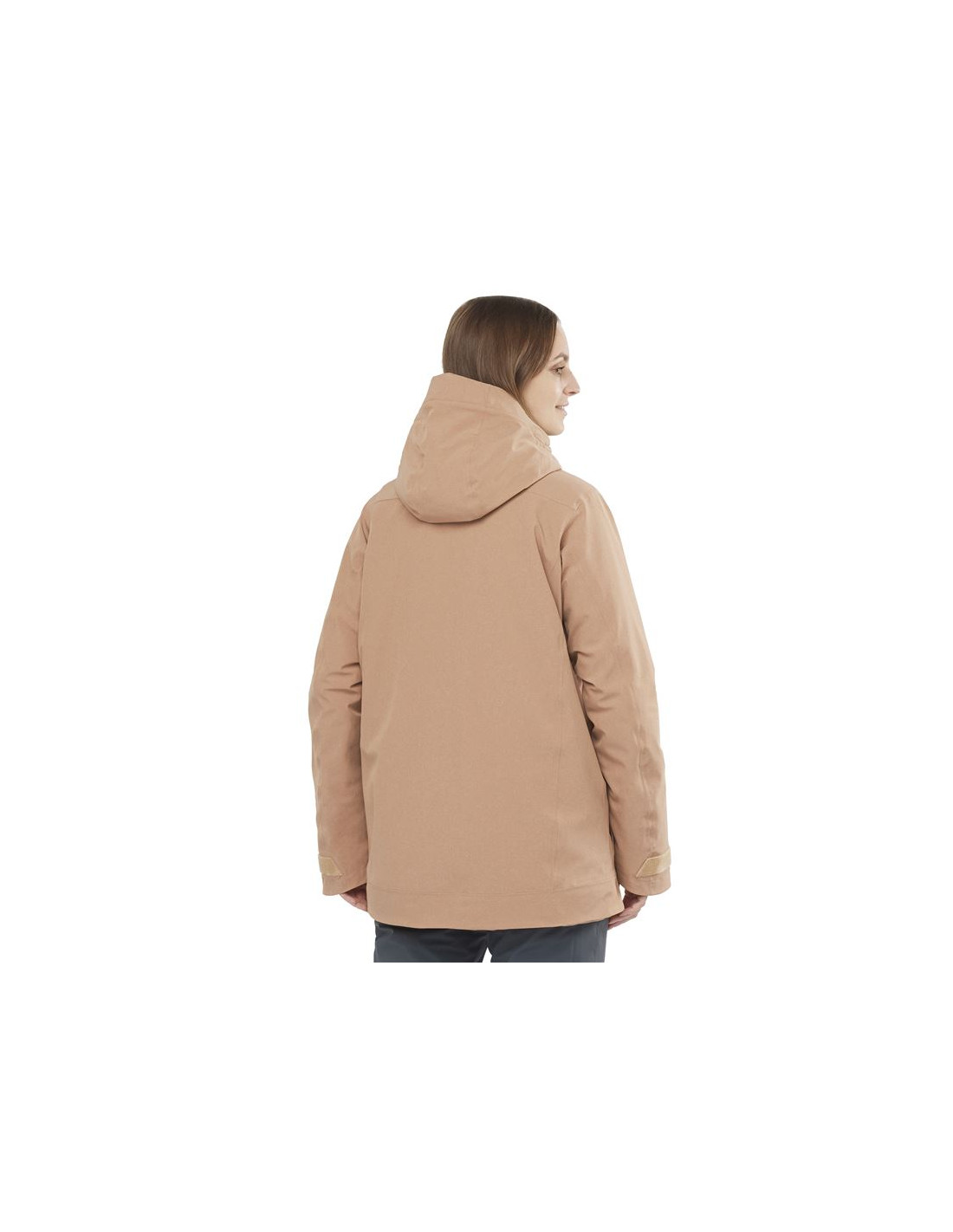 Chaqueta de esquí Salomon Stance Cargo W Pink