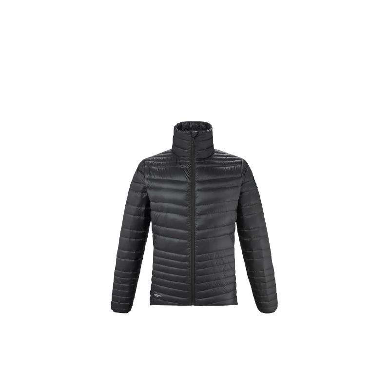 Chaqueta de plumón Millet Heritage Light para hombre (negra)