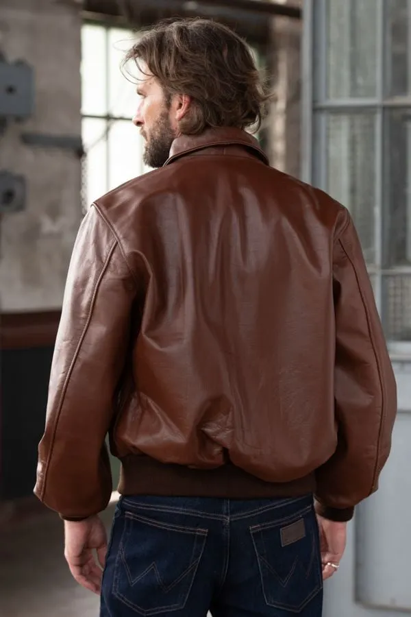 CHAQUETA HOMBRE COOPER ORIGINAL 50 MISSION RUSSET COWHIDE A2 JACKET
