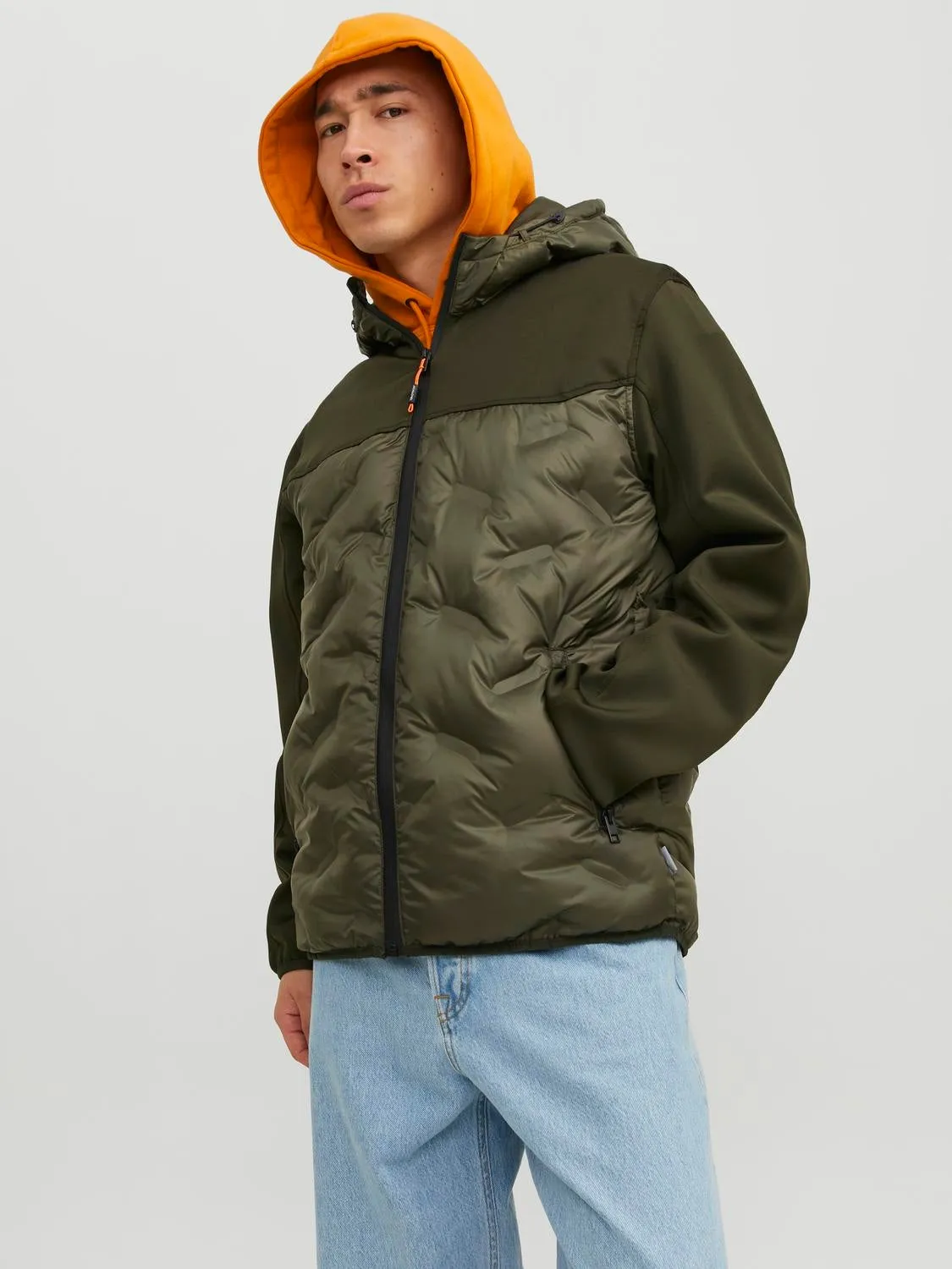 Chaqueta híbrida | Verde oscuro | Jack & Jones®