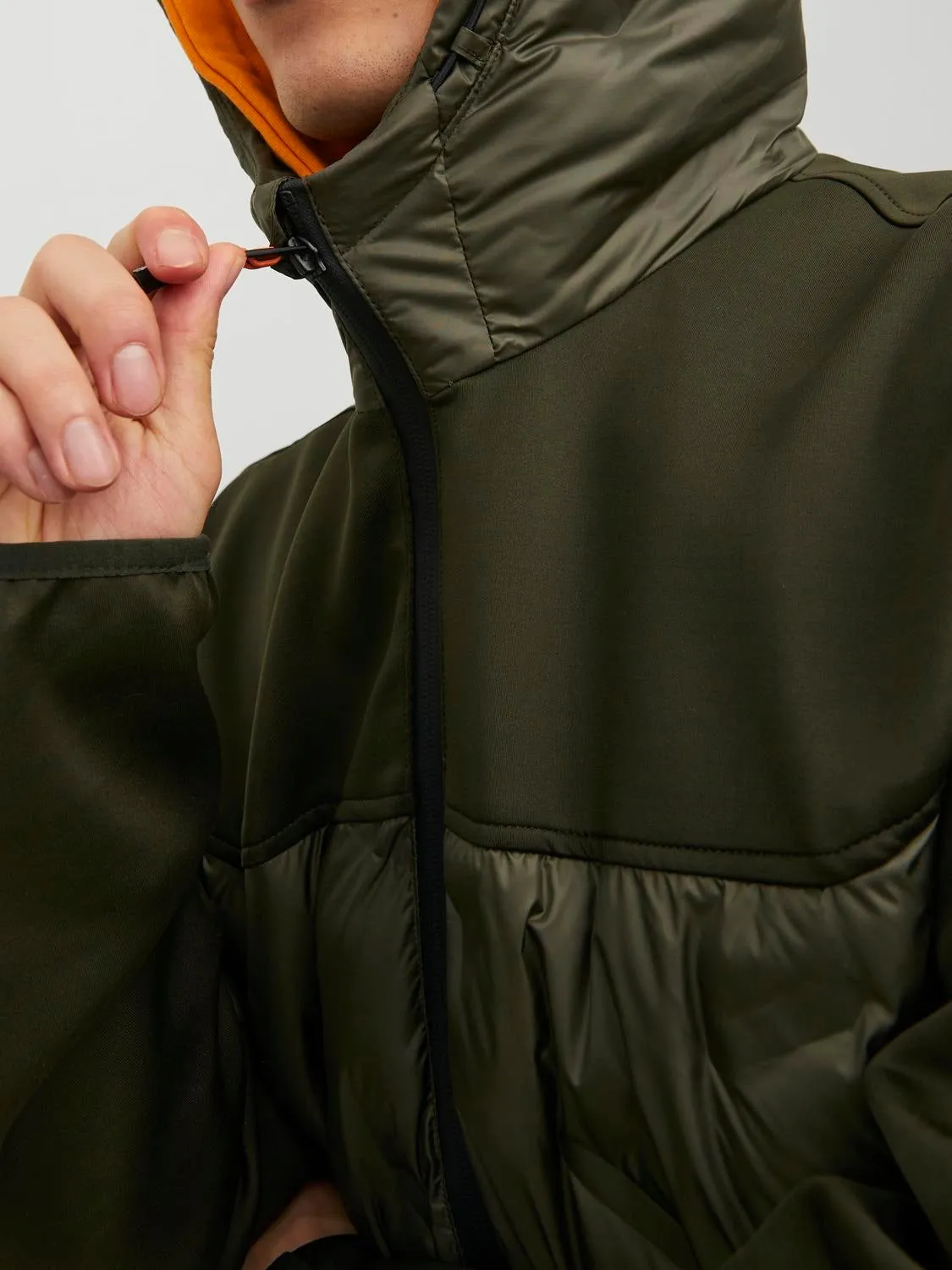 Chaqueta híbrida | Verde oscuro | Jack & Jones®