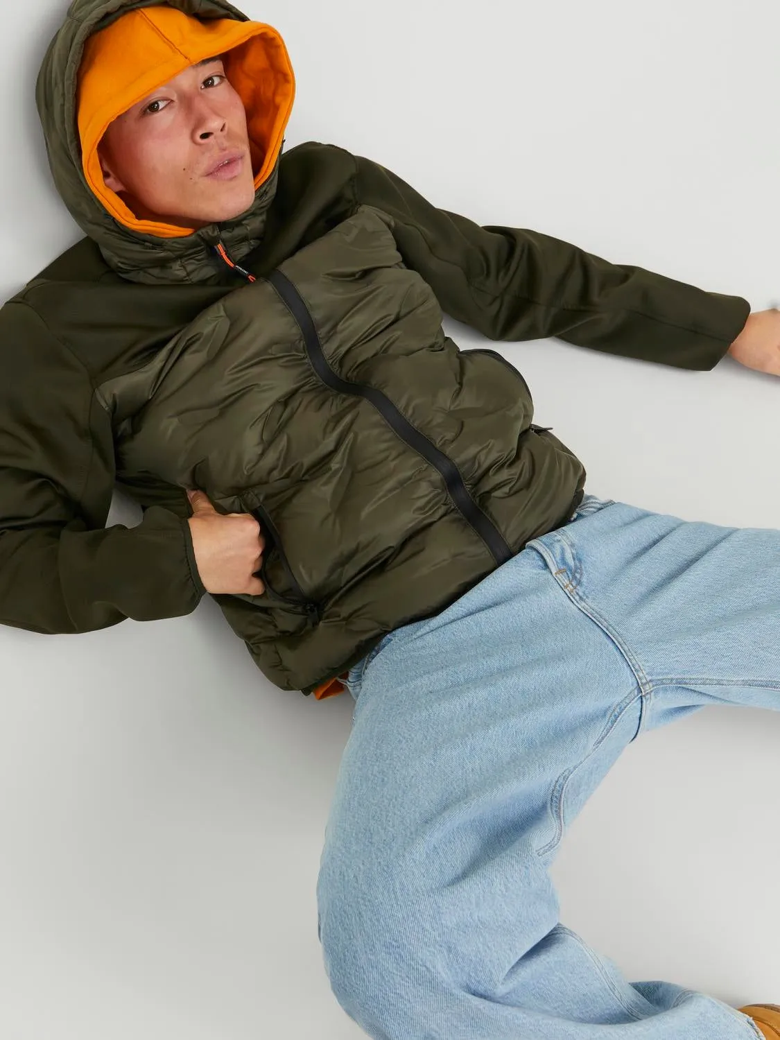 Chaqueta híbrida | Verde oscuro | Jack & Jones®