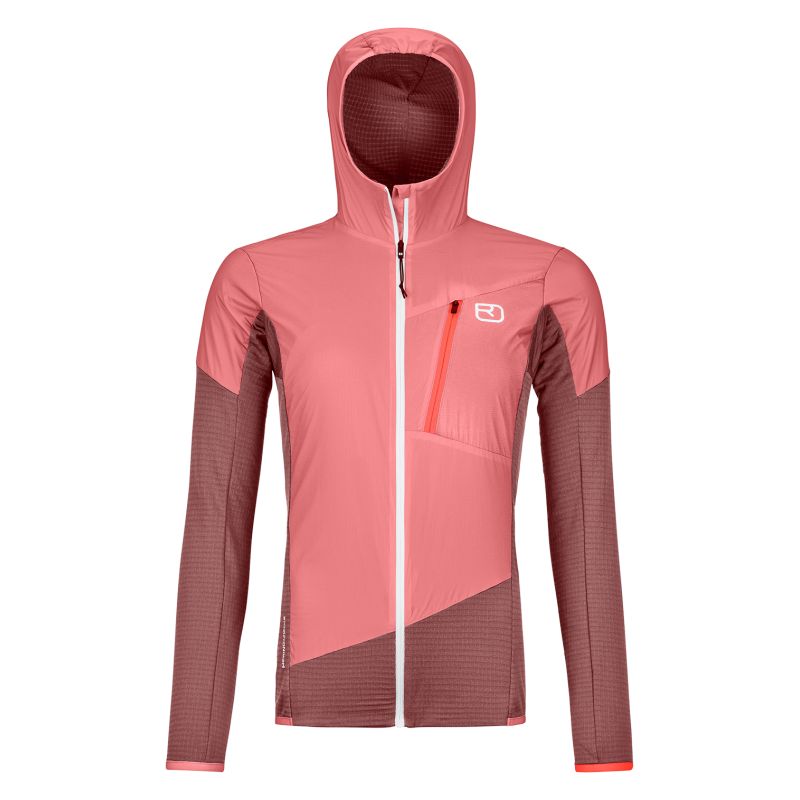 Chaqueta híbrida de mujer Ortovox Ladiz Hybrid jacket W (rosa montaña)