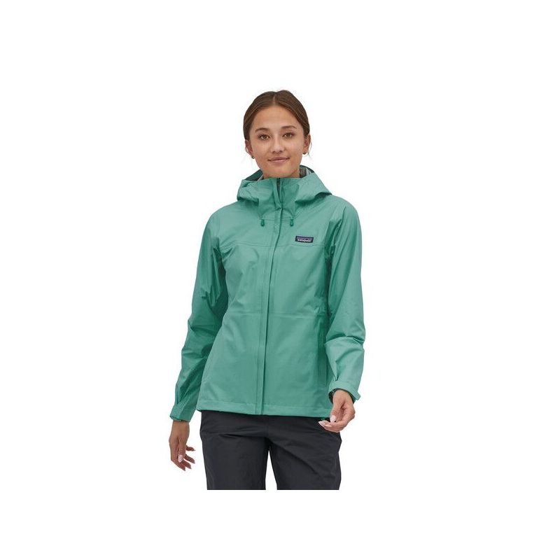 Chaqueta impermeable Patagonia Torrentshell 3l (Fresh teal) mujer