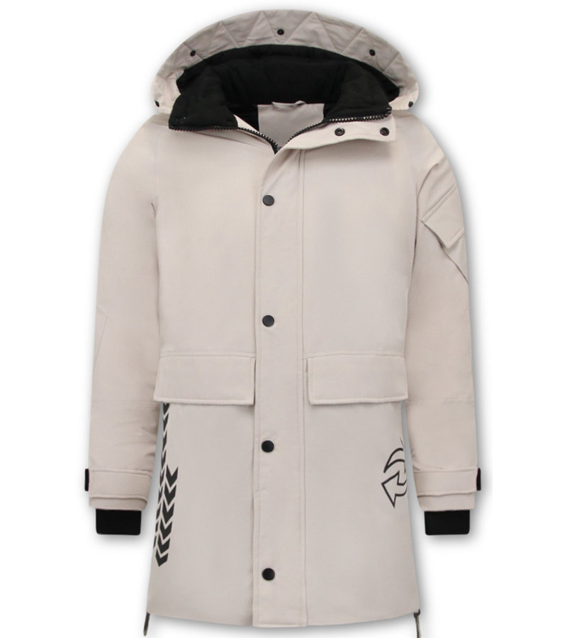 CHAQUETA INVIERNO BEIGE HOMBRE  9803