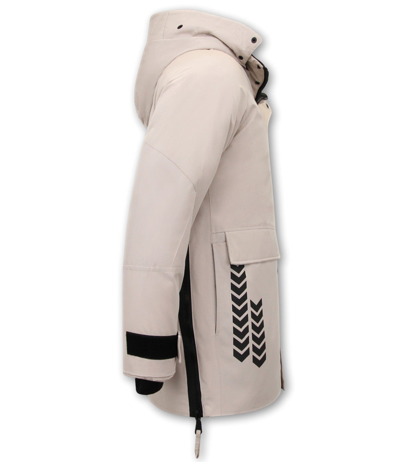 CHAQUETA INVIERNO BEIGE HOMBRE  9803