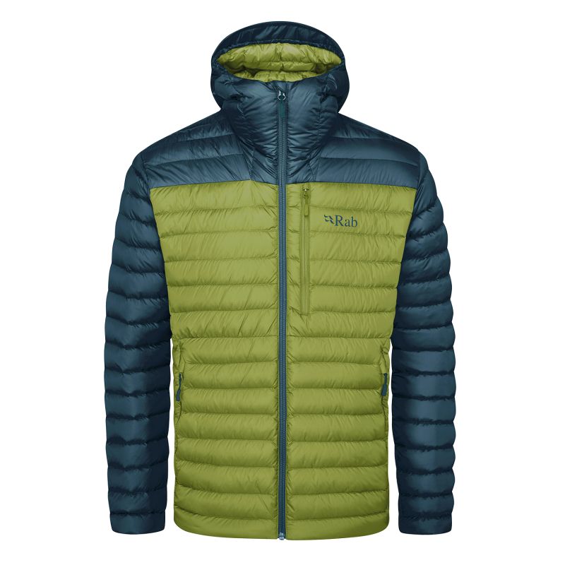 Chaqueta para hombre Rab Microlight Alpine (Orion blue/Aspen Green)