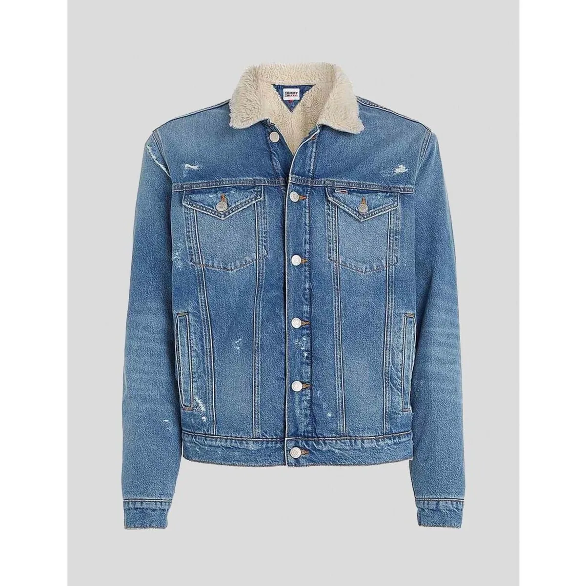 CHAQUETA  TEDDY TRUCKER JACKET 1A5 DENIM