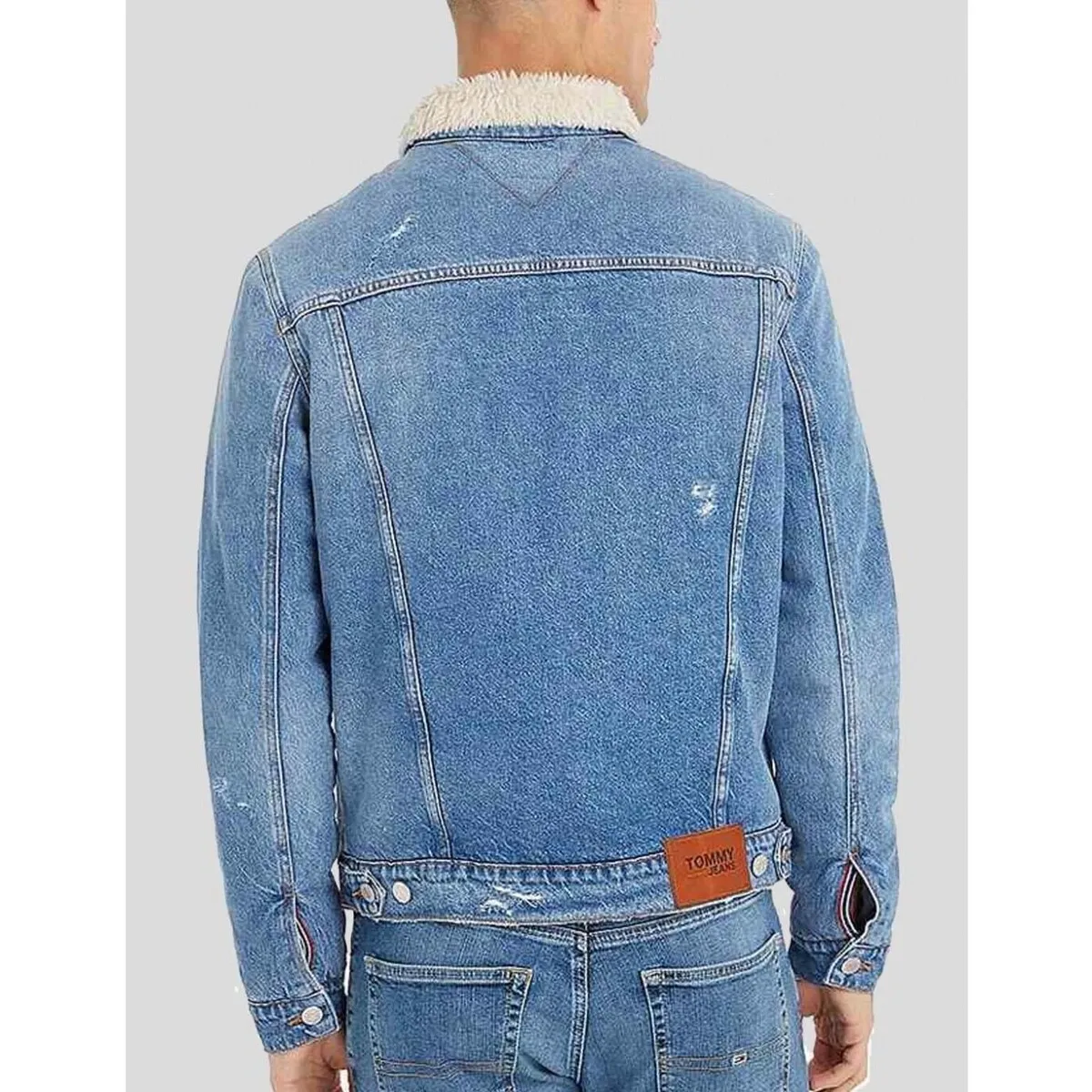 CHAQUETA  TEDDY TRUCKER JACKET 1A5 DENIM