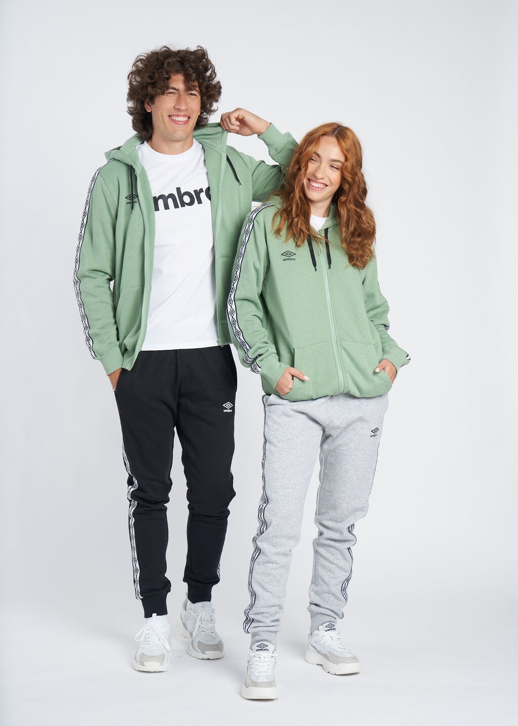CHAQUETA UMBRO FW TAPED ZIP HOODIE Green