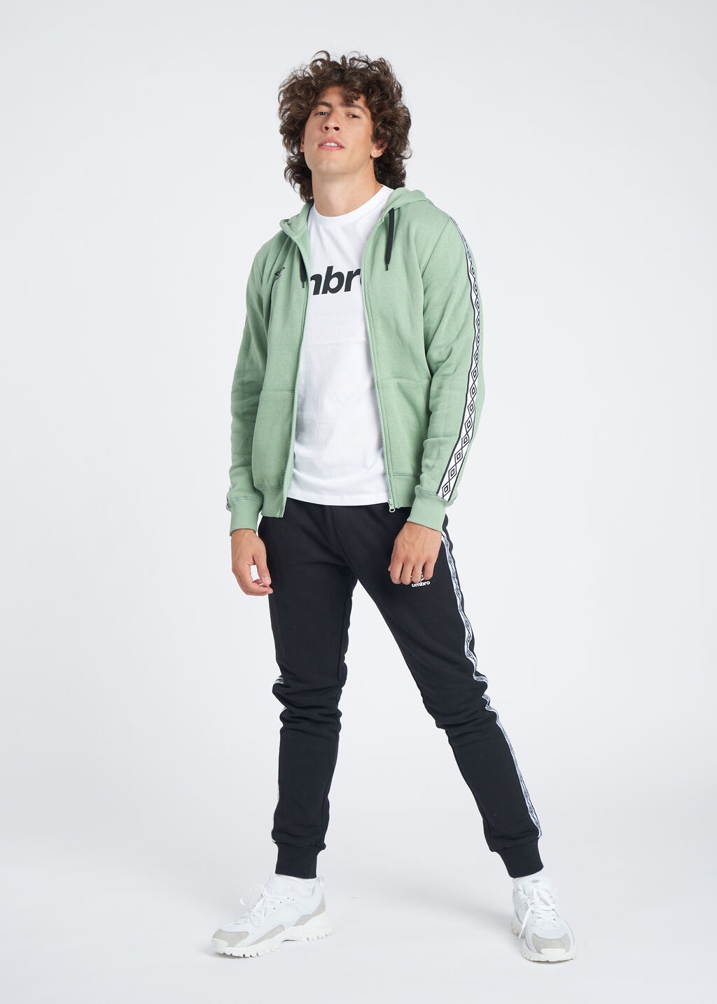 CHAQUETA UMBRO FW TAPED ZIP HOODIE Green