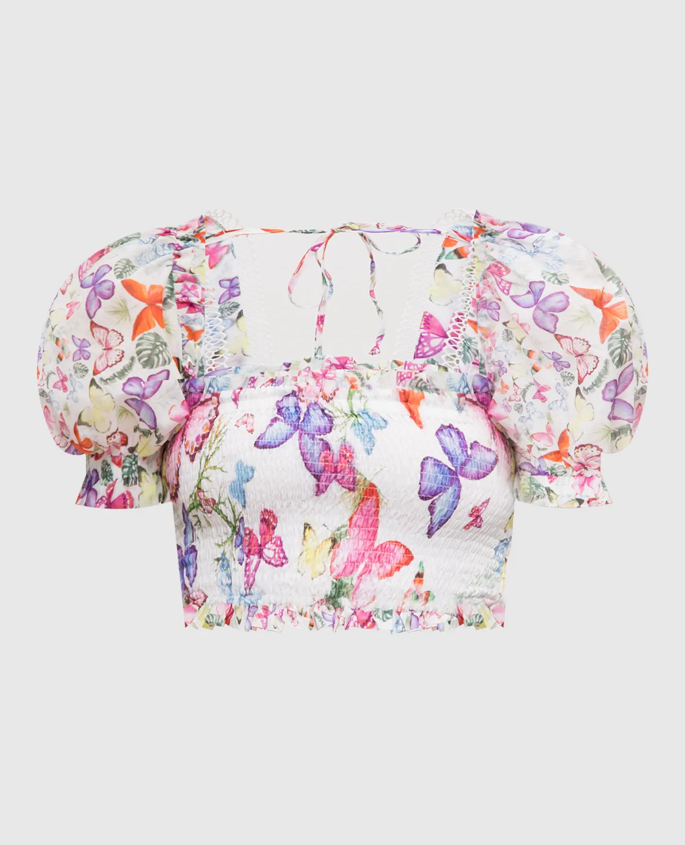 Charo Ruiz White Lario print top