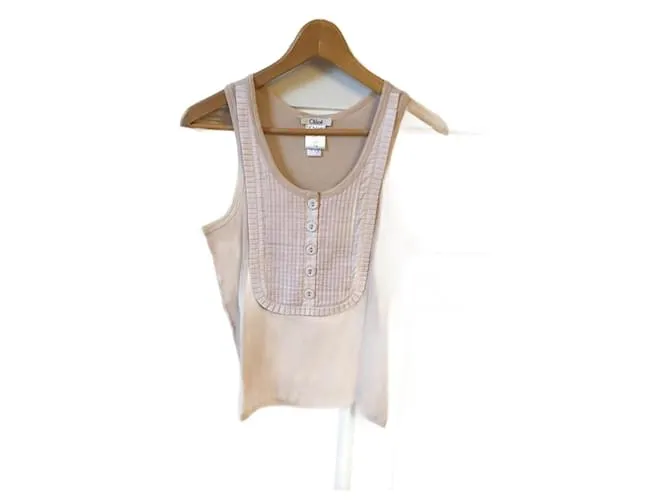 Chloé Camiseta CHLOE.Algodón S Internacional Beige 