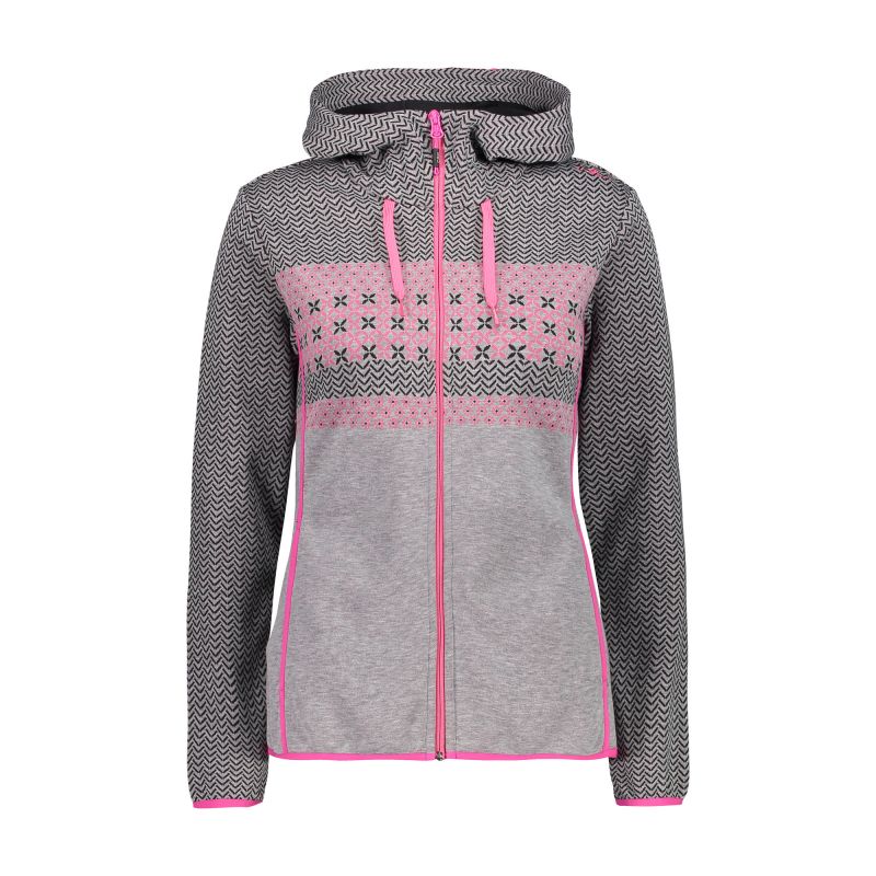 CMP JACKET FIX HOOD (Grey M) mujer