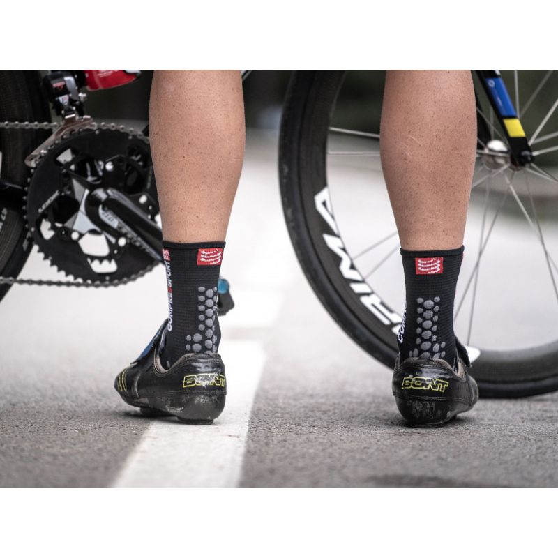 Compressport Pro Racing Socks V3.0 Bicicleta (Negro)