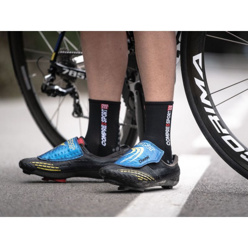 Compressport Pro Racing Socks V3.0 Bicicleta (Negro)