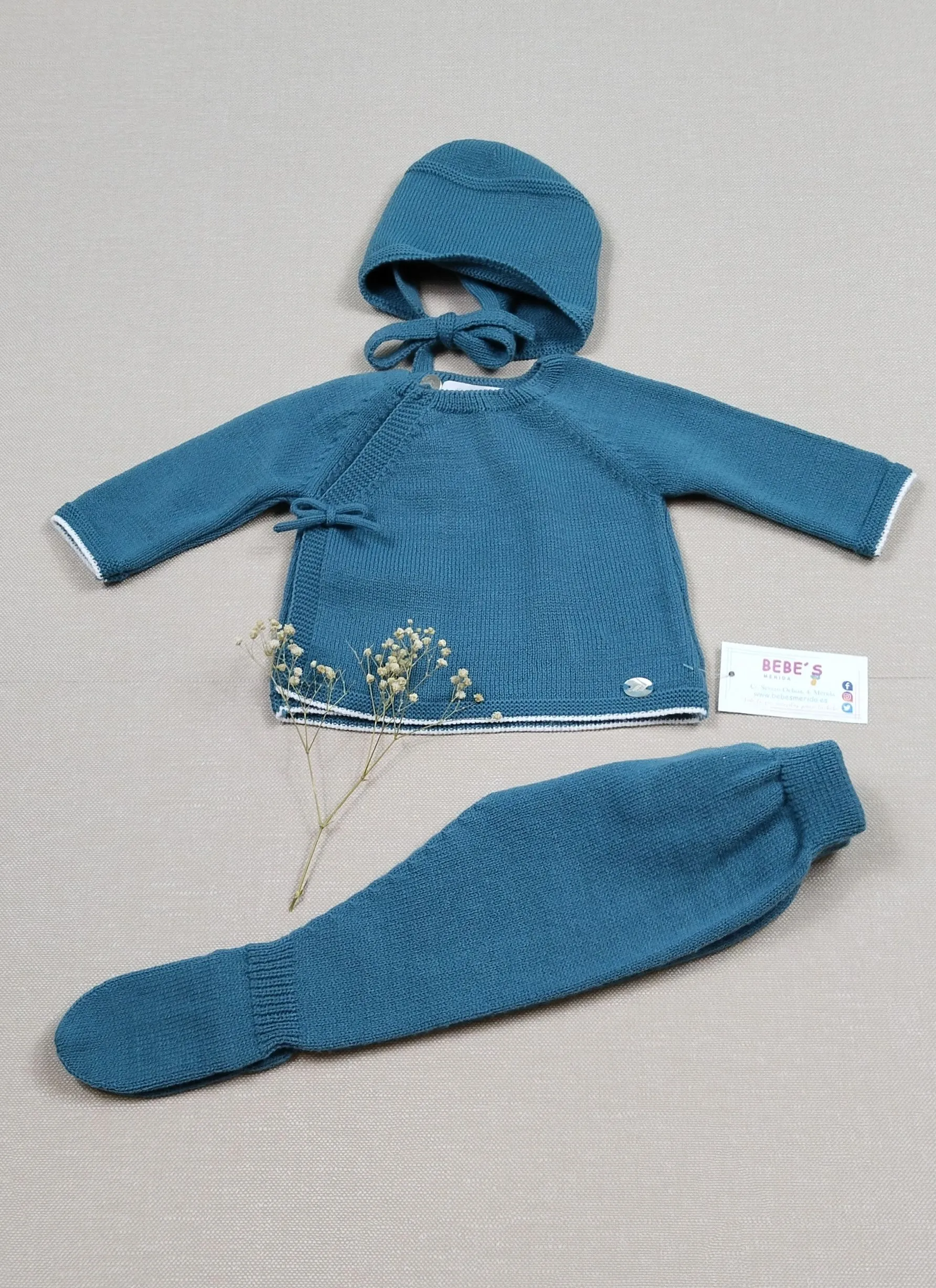 Conjunto 3p punto cyane artesania aranda