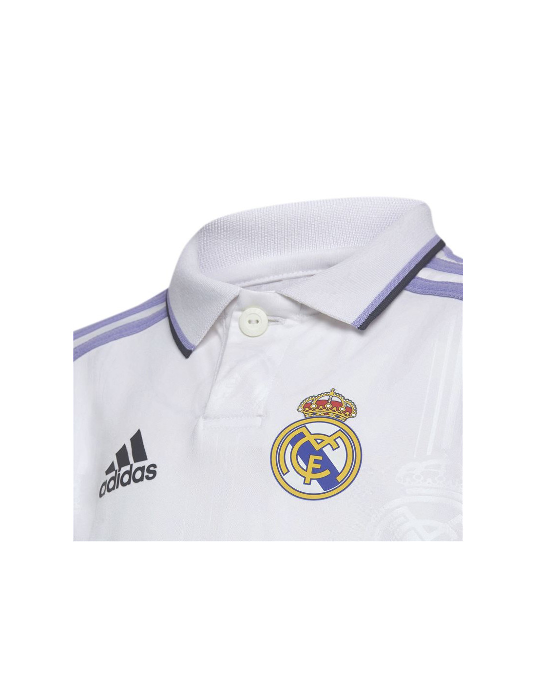 Conjunto adidas 1ª Equipación Real Madrid Infantil White