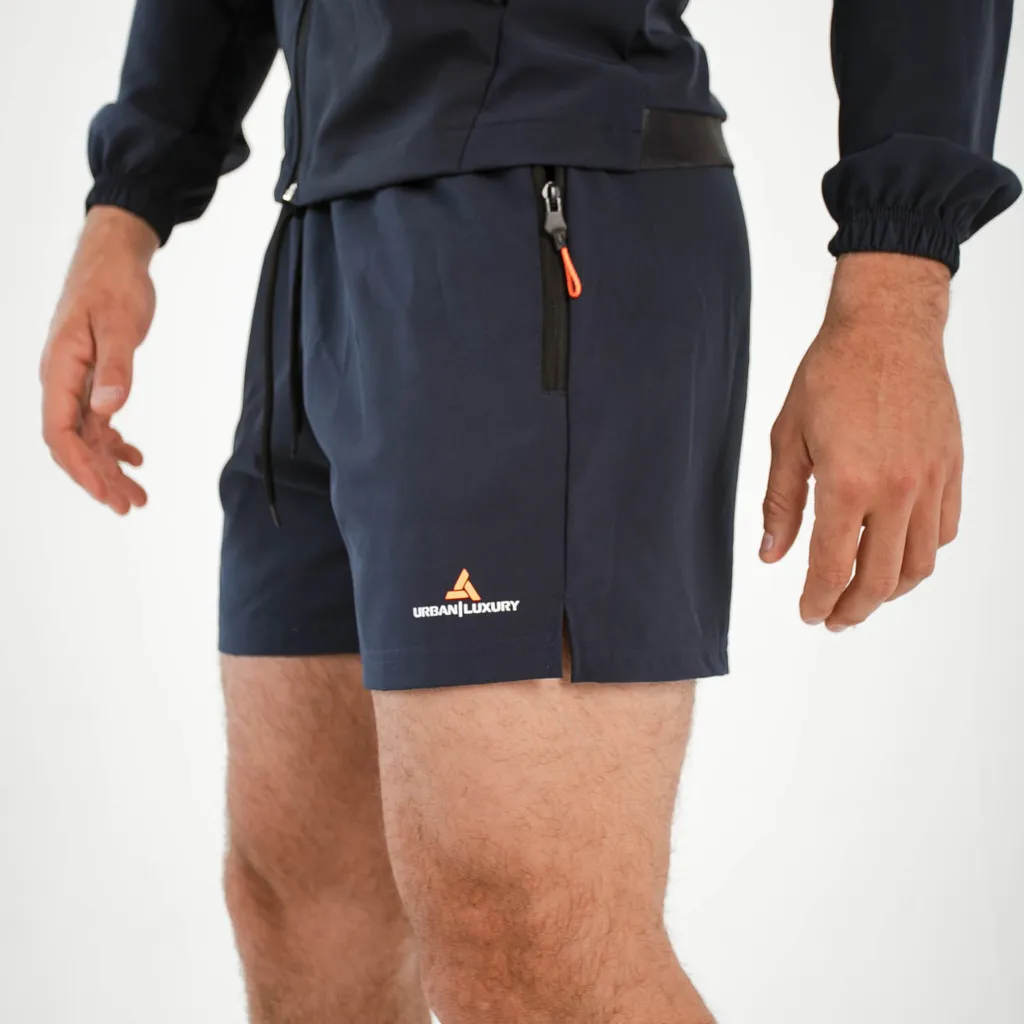 Conjunto! Campera Lycra Hombre NG+ Short Hombre Microfibra Az