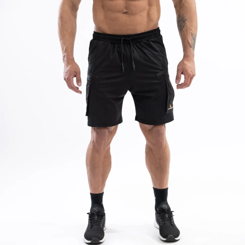 Conjunto! Campera Rompevientos Hombre +short Cargo Bolsillos