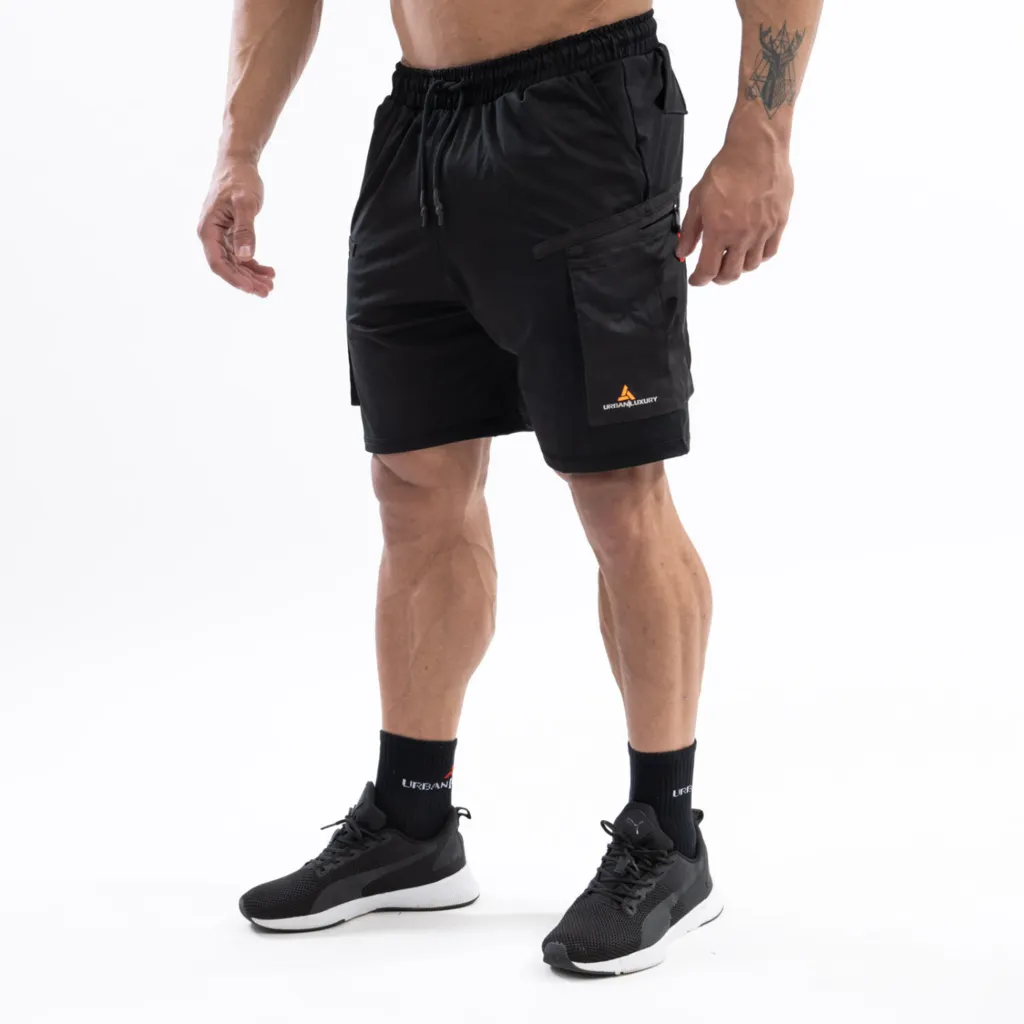 Conjunto! Campera Rompevientos Hombre +short Cargo Bolsillos
