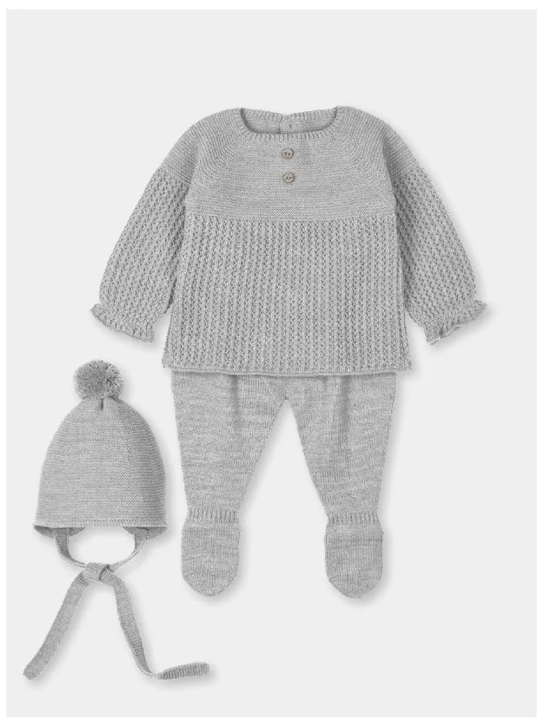 Conjunto de primera puesta con gorrito Luna