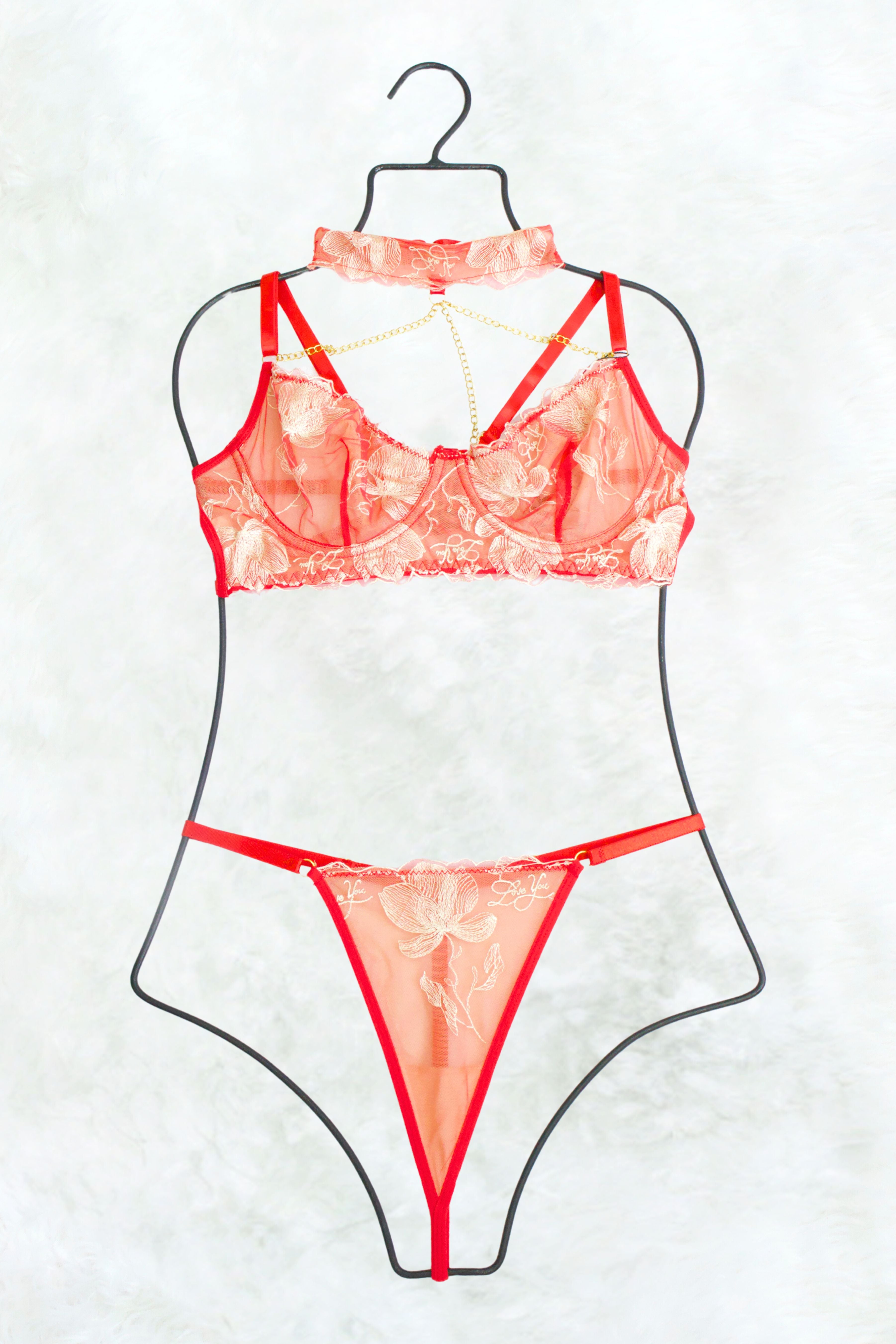 COORDINADO MESH Y COLLAR CADENAS XM8686