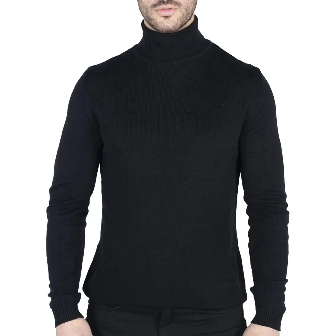Cuello de cuello polar para hombres cuello con cuello de tortuga alto peso ligero