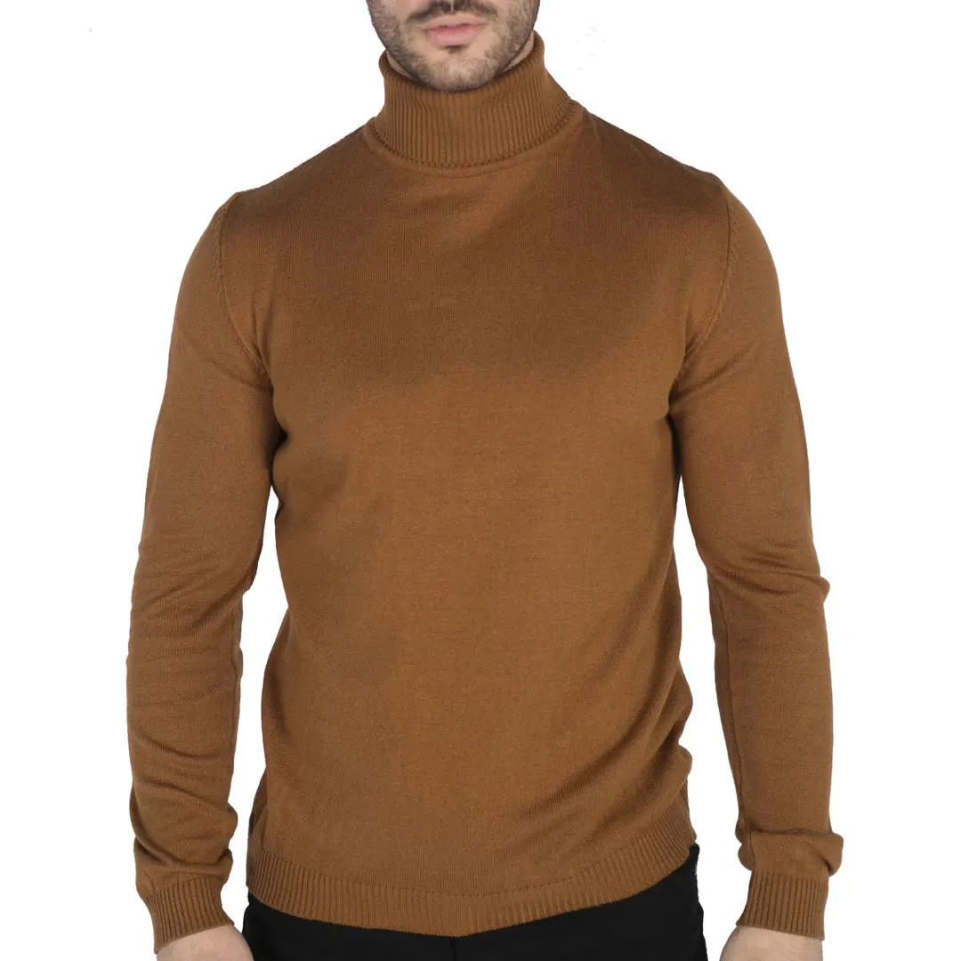 Cuello de cuello polar para hombres cuello con cuello de tortuga alto peso ligero