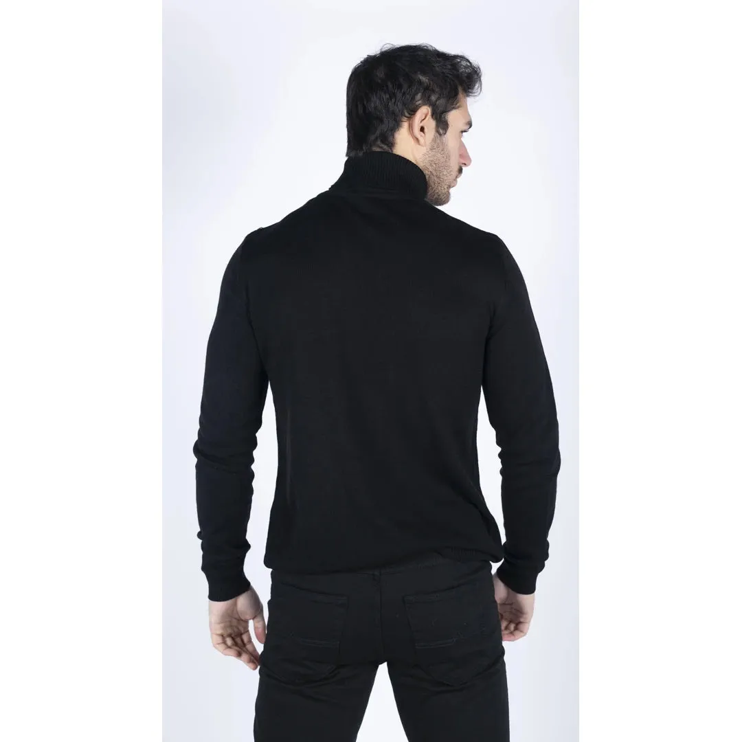 Cuello de cuello polar para hombres cuello con cuello de tortuga alto peso ligero