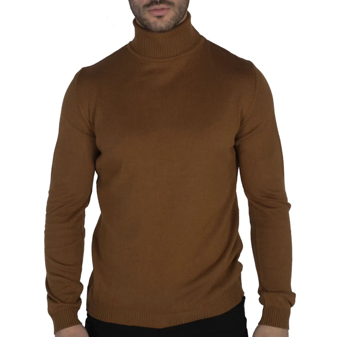 Cuello de cuello polar para hombres cuello con cuello de tortuga alto peso ligero