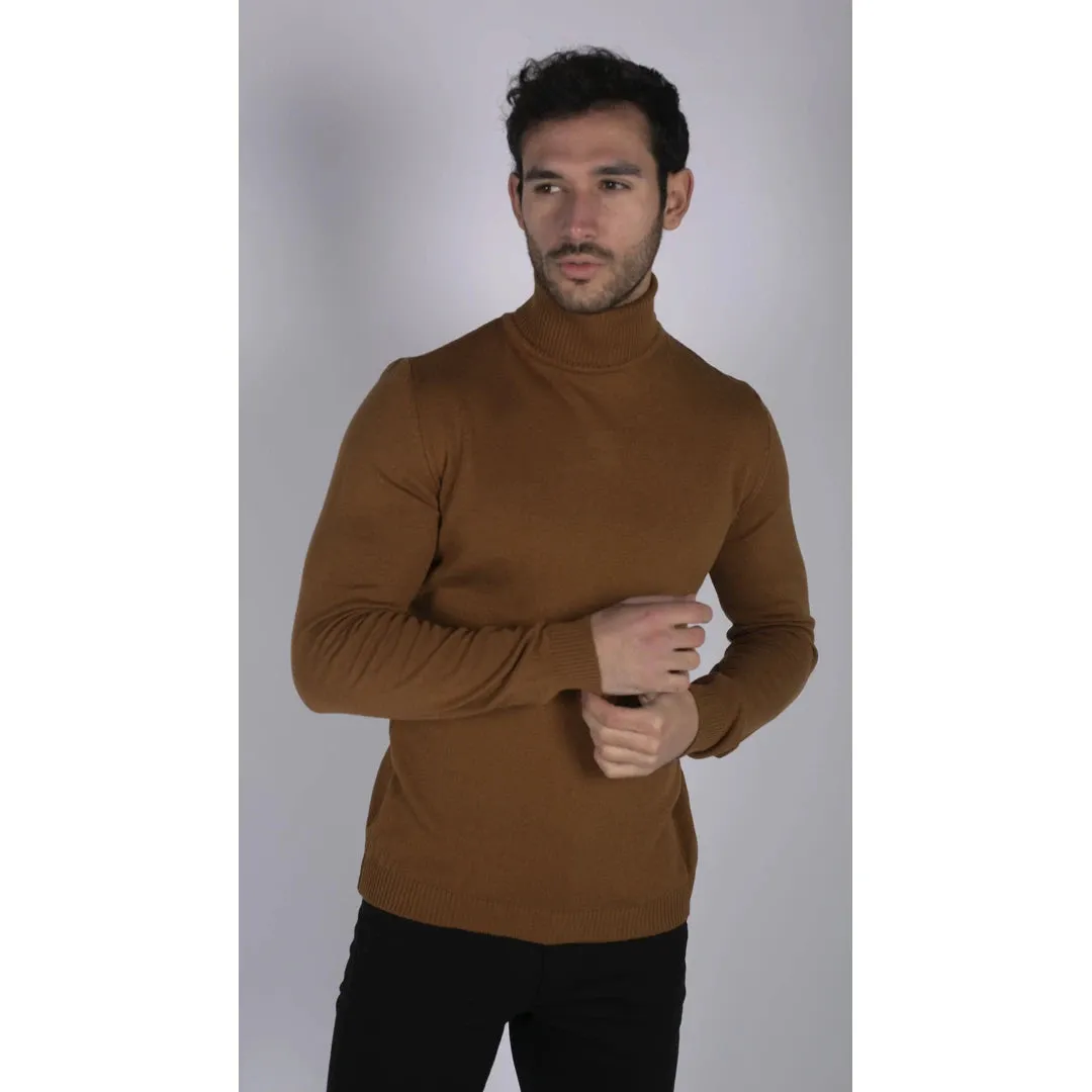 Cuello de cuello polar para hombres cuello con cuello de tortuga alto peso ligero