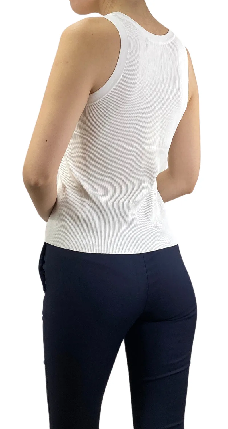 DANIELA BUSTAMANTE Polera Blanca
