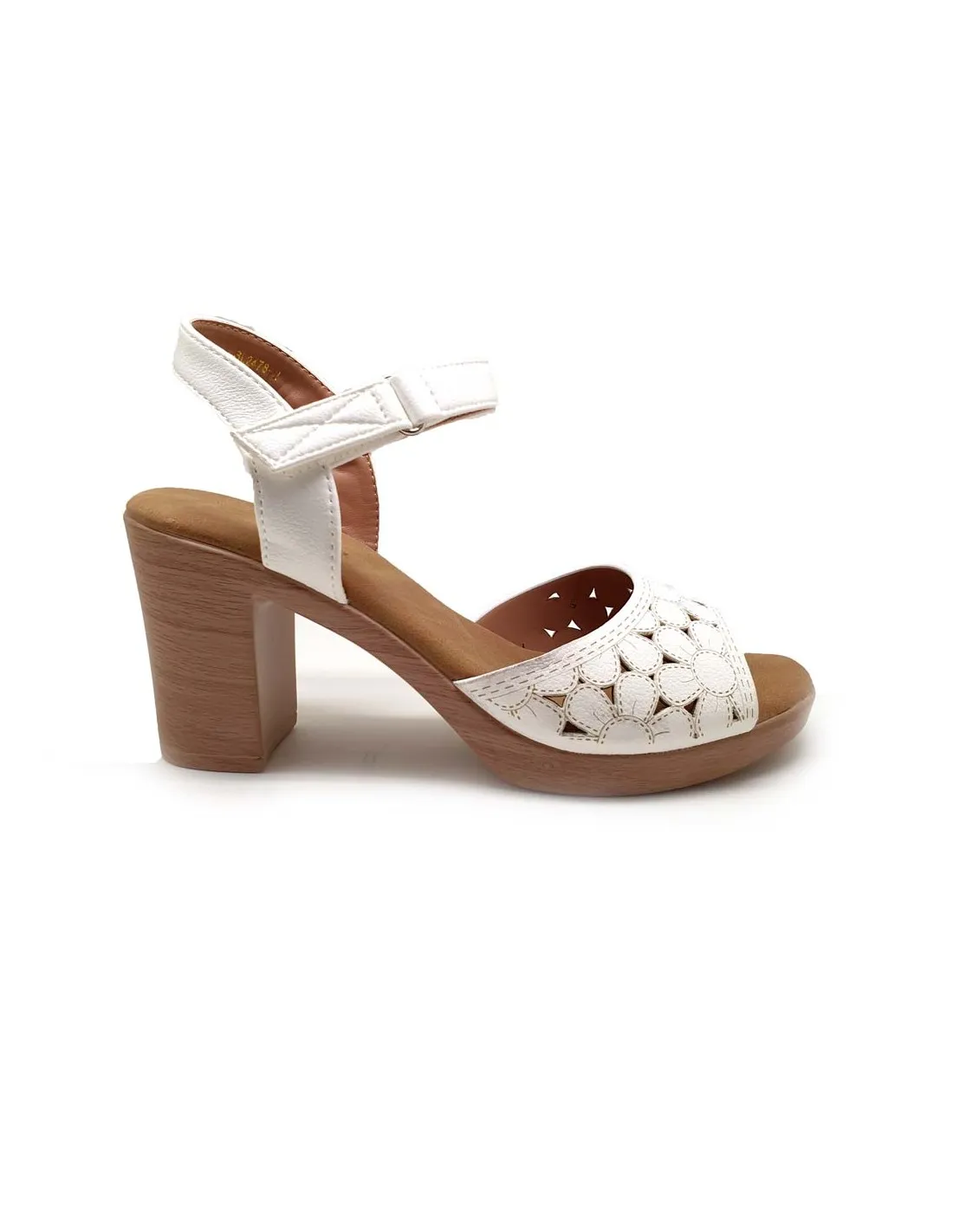DAVINIA SANDALIA TACÓN CÓMODA Y FRESQUITA BL2478BL