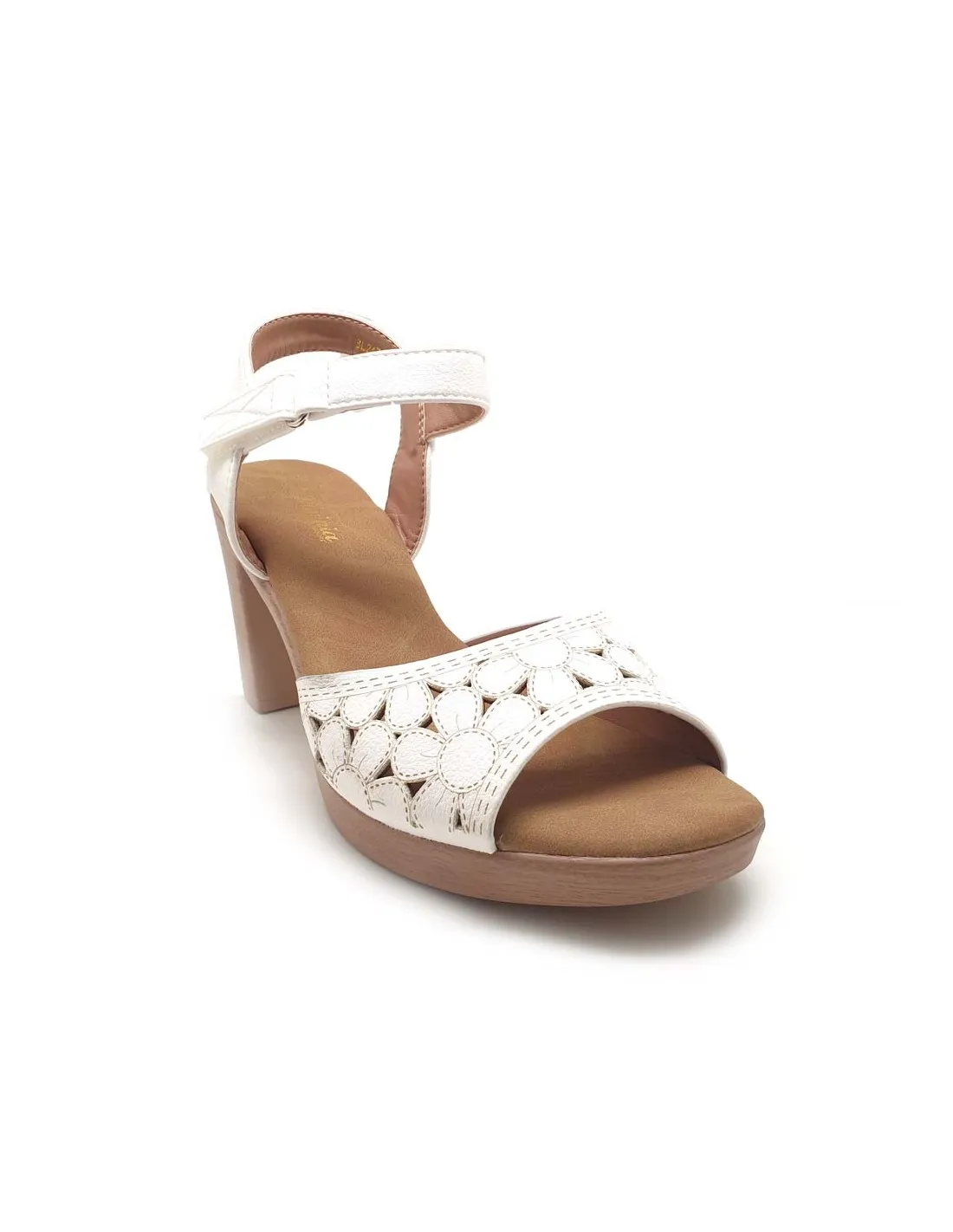 DAVINIA SANDALIA TACÓN CÓMODA Y FRESQUITA BL2478BL