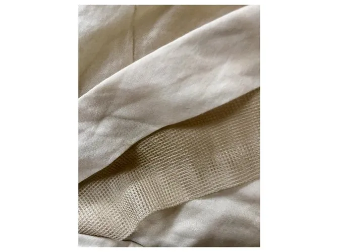 Diane Von Furstenberg Vestido dorado de kari Beige 