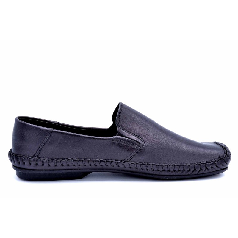 Dingo by Fluchos 612 negro | Mocasín de piel para hombre
