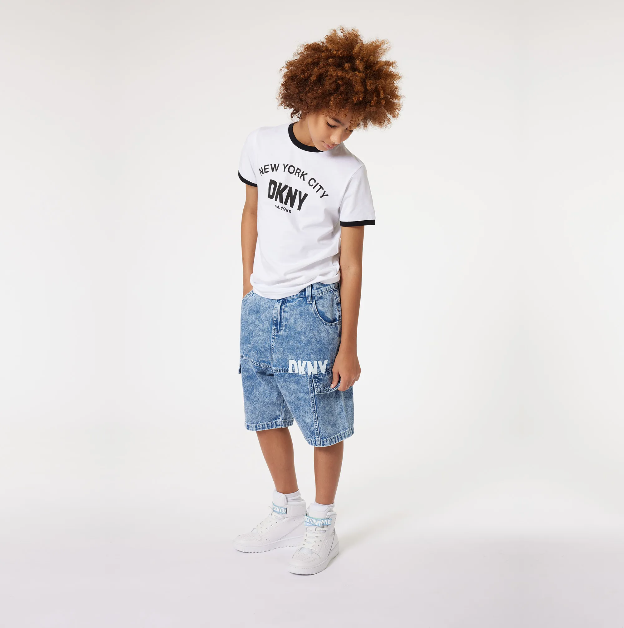 DKNY Pantalón vaquero ajustable