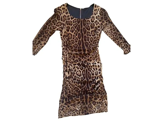 DOLCE & GABBANA DDF6T42T/FSADDC ESTAMPADO DE LEOPARDO 